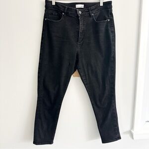 Loft dark Gray curvy Skinny Jeans size 31 Petite